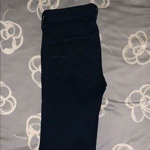 navy blue ae jeggings
